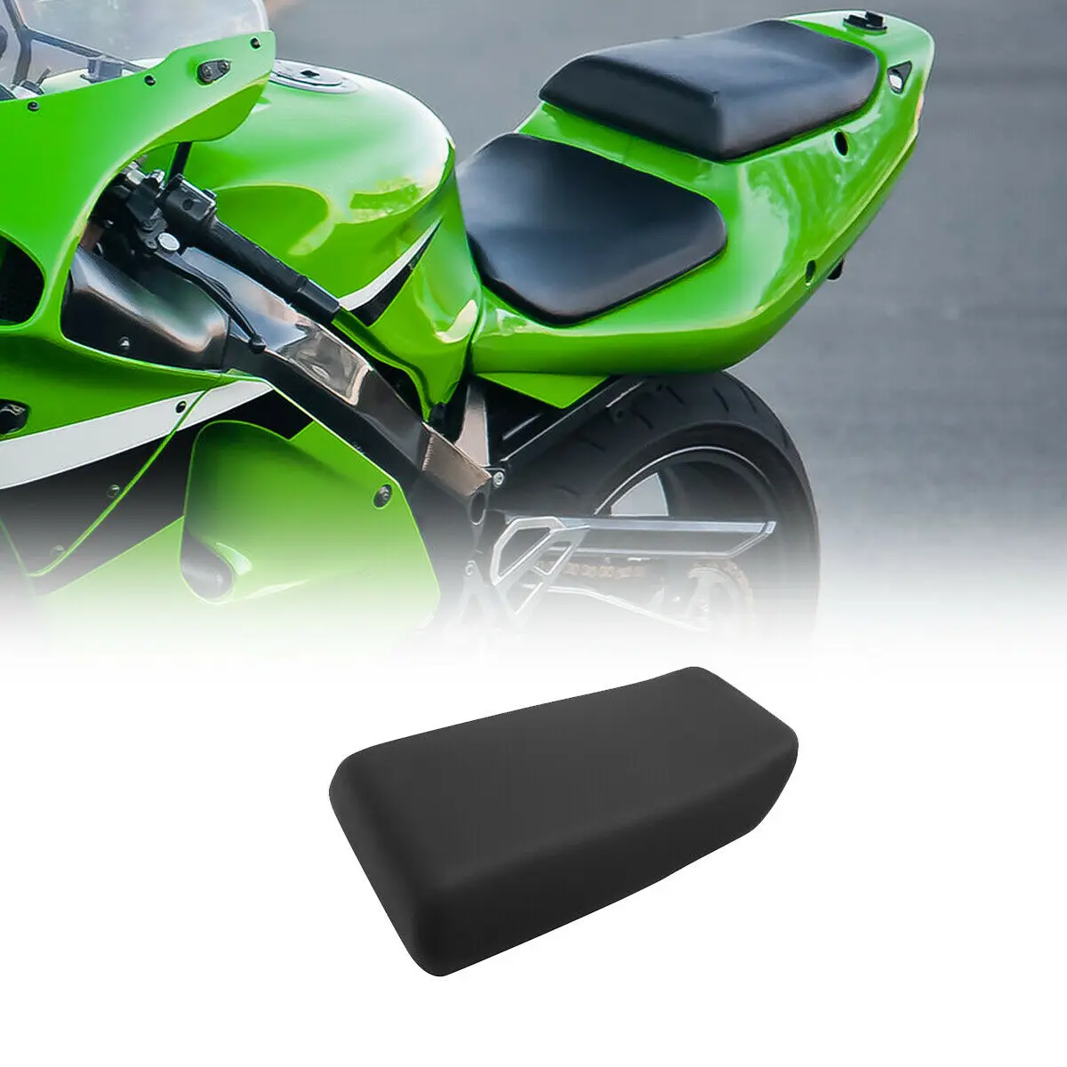 

Motorcycle Rear Passenger Pillion Seat Cushion For Kawasaki ZX7R ZX-7R 1996-2003 2002 2003 1997 1998 1999 2000 2001