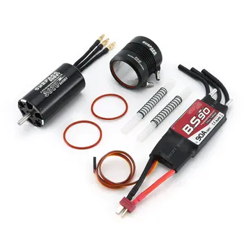 

Waterproof 2948 3000KV 3450KV Motor w/ Water Cooling Jacket & 50A Brushless ESC Programming Card For RC Boat RC Accessories