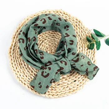 

Summer Scarf For Women Square Solid Color Head Wear Shinny Thin Chiffon Neck Shawl