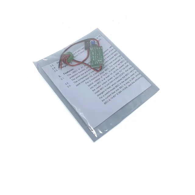 5V / 6V RC UBEC 3A Max 5A Lowest RF Noise BEC Full Shielding Antijamming Switching Regulator 5