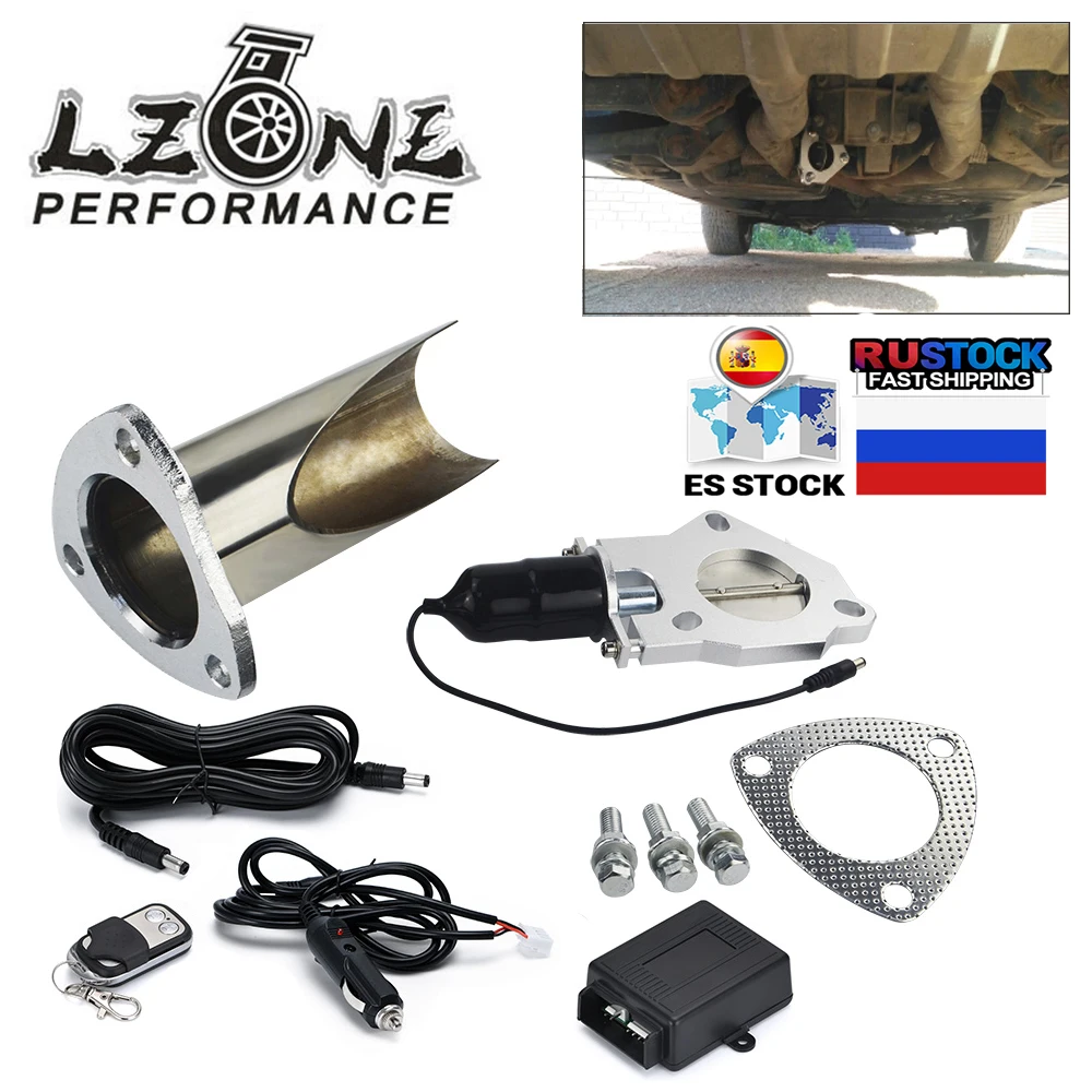 2.5" / 3" Electric Stainless Steel Exhaust System Exhaust Cutout CutOut