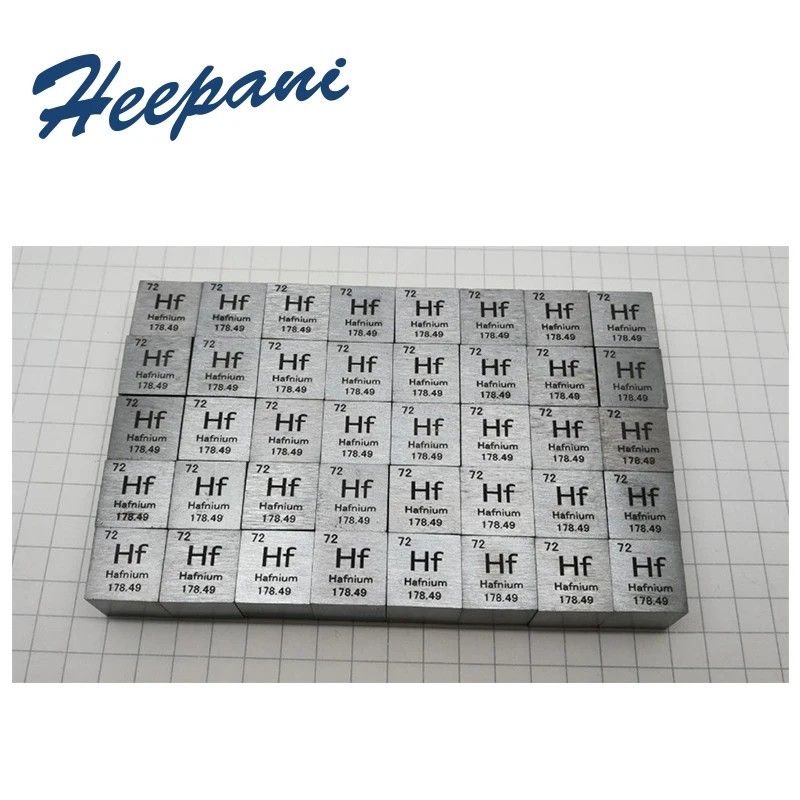 hafnium Hf металлический жаждущий плотность куб с 99.9% чистоты hafnium элемент Таблица слиток/гранул для исследований