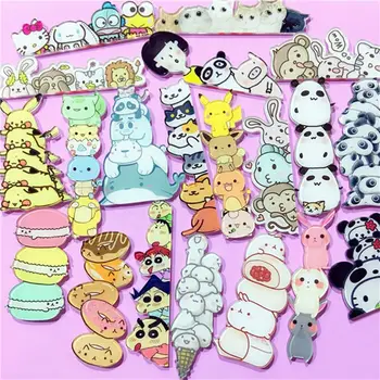 

1PCS Hot Selling Cartoon Animal Pile Up Brooch Acrylic Fashion Badge Lovely Pikachu Colorful Pin For Kids Party Gifts