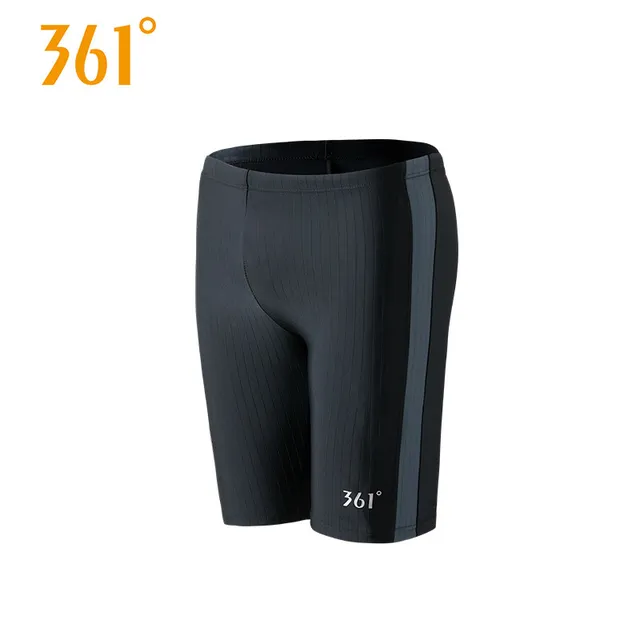 361 Men Swimwear Tight Swim Trunks Plus Size Quick Dry Swimming Shorts Mens Swimsuit Boys Beach Shorts Swimming Trunks Pants 4031 black