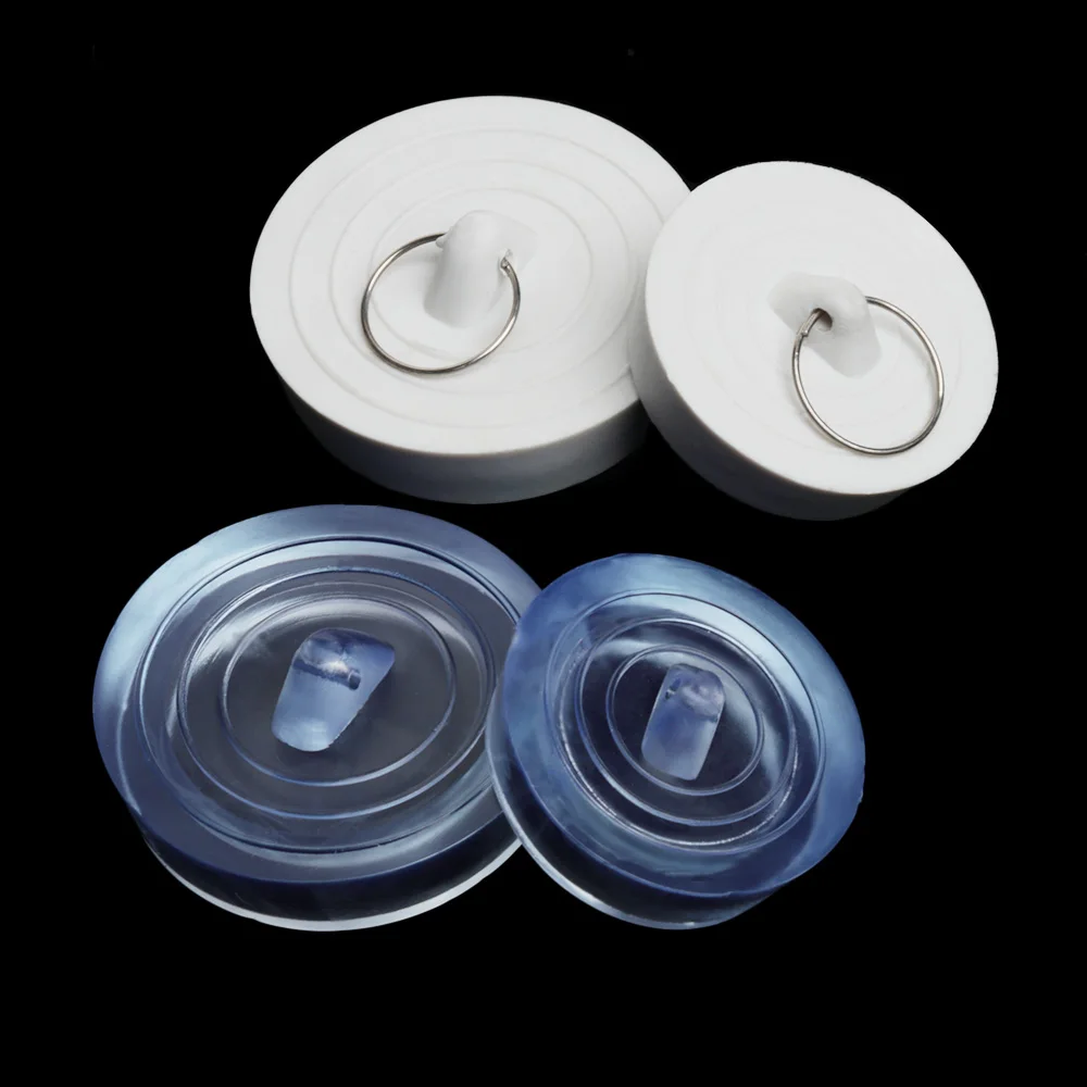 Silicone Bathroom Sink Plug Water Stopper for Laundry and Kitchen