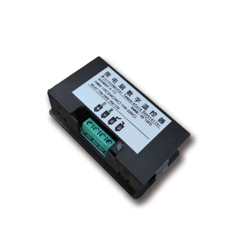 W1308H LED Microcomputer Digital Display Temperature Controller Thermostat Intelligent Time Controller Adjustable Electronic Tem