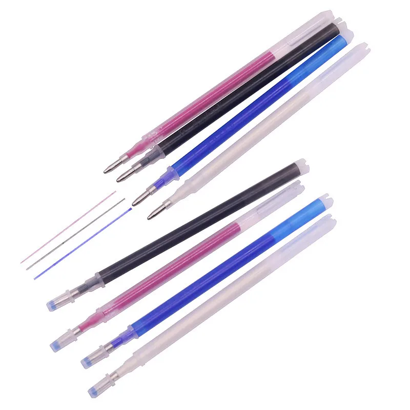 100 шт стираемые ручки длина 111 мм диаметр 6 мм флэш-гелевые ручки кожа ткань маркировочные ручки водорастворимые цветные заправки