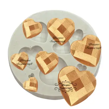 

Heart silicone cake mold fondant molds cake decorating tools chocolate gumpaste mold fondant tools soap mold