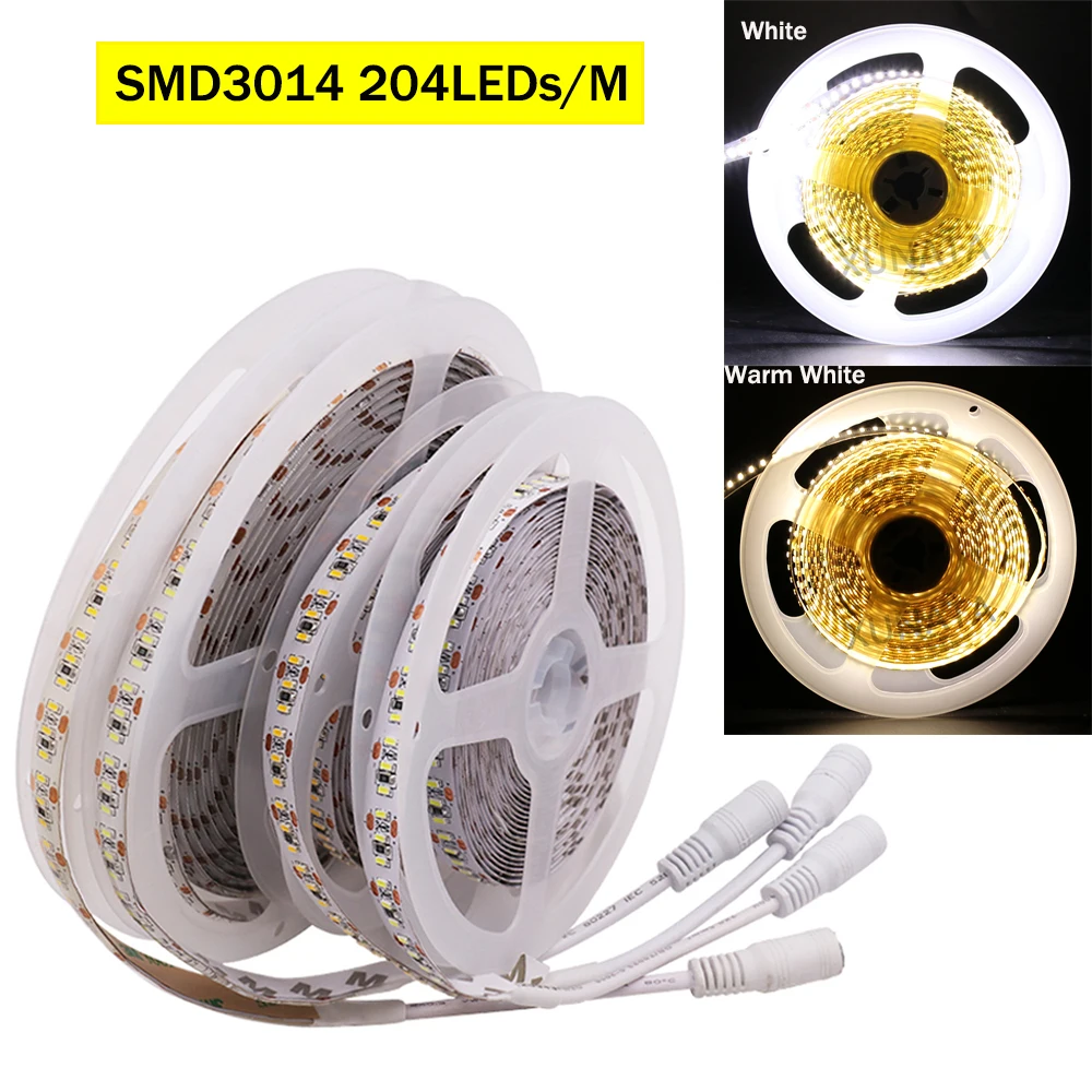 Светодиодная лента светильник 5 м 12 в пост. Тока SMD3014/560 светодиодов/м 204
