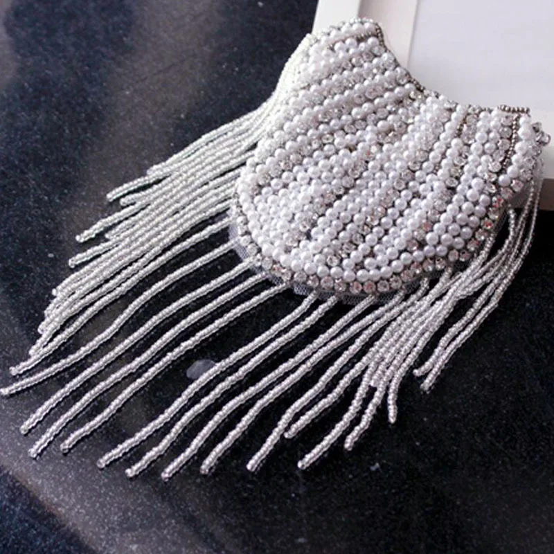 

New Style Tassels Epaulet Customizable-Clothes Accessories Versatile Cloth Sticker Performance Clothing Accessories