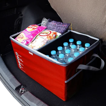 

High Quality PP board waterproof Car Storage Bag Trunk Organizer Box Storage Bag Folding Car Trunk Stowing Tidying For Car SUV