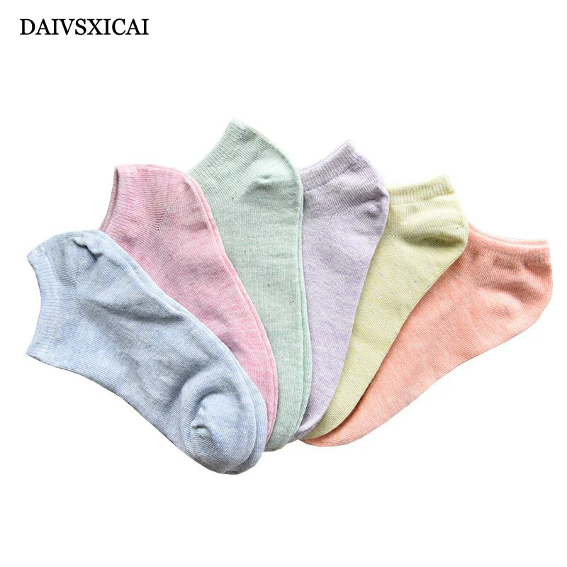 10 пара/лот = 20 штук, летние невидимые женские носки-башмачки, низкие повседневные Модные женские Носки с рисунком