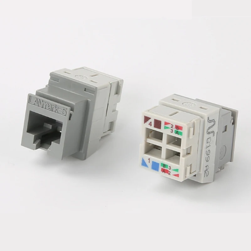 100 шт. Nexans стиль cat5e/cat6 RJ45 сетевой модуль utp