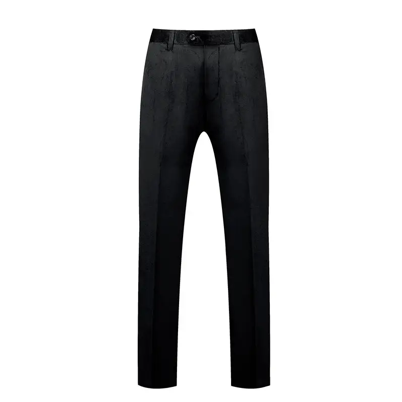 Черный MOGU модные новые повседневные брюки для мужчин 4 цвета Slim Fit Мужские брюки Желтые мужские эластичные узкие брюки зауженные повседневные брюки - Цвет: Черный