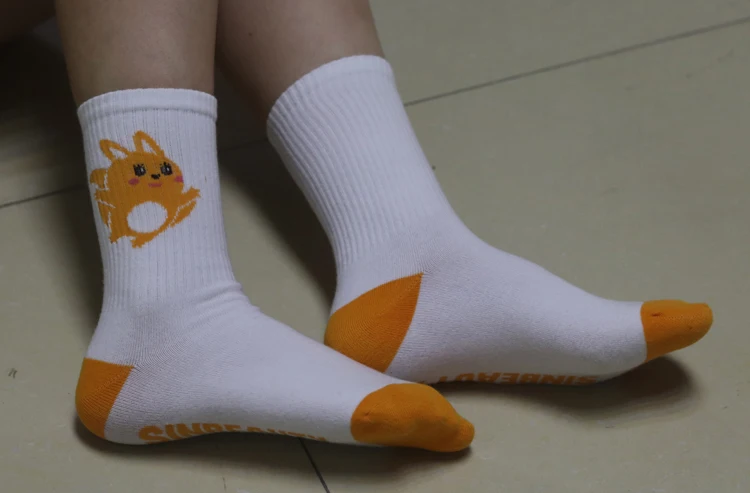 Sinbeauty Women Winter Socks Sports Stockings New Autumn Fashion Jacquard Casual Animal Pattern Print Simple