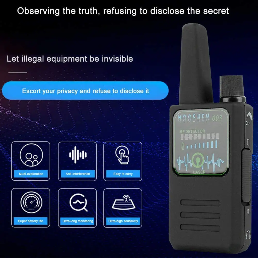 Детектор сигналов беспроводной GPS радиочастотный трекер камера слежения шпион GSM