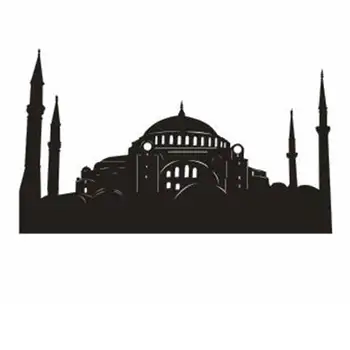 

ISTANBUL Skyline Decal Wall Sticker Vinyl Stickers Decor Mural Art Living Room Home Decoration Landmark Skyline Wall Decal