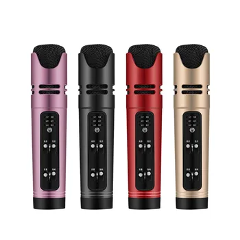 

Recording Microphone KaraoK Wireless Mini Professional Home Studio Computer Smart Phone Handheld Stage Performance Microphone