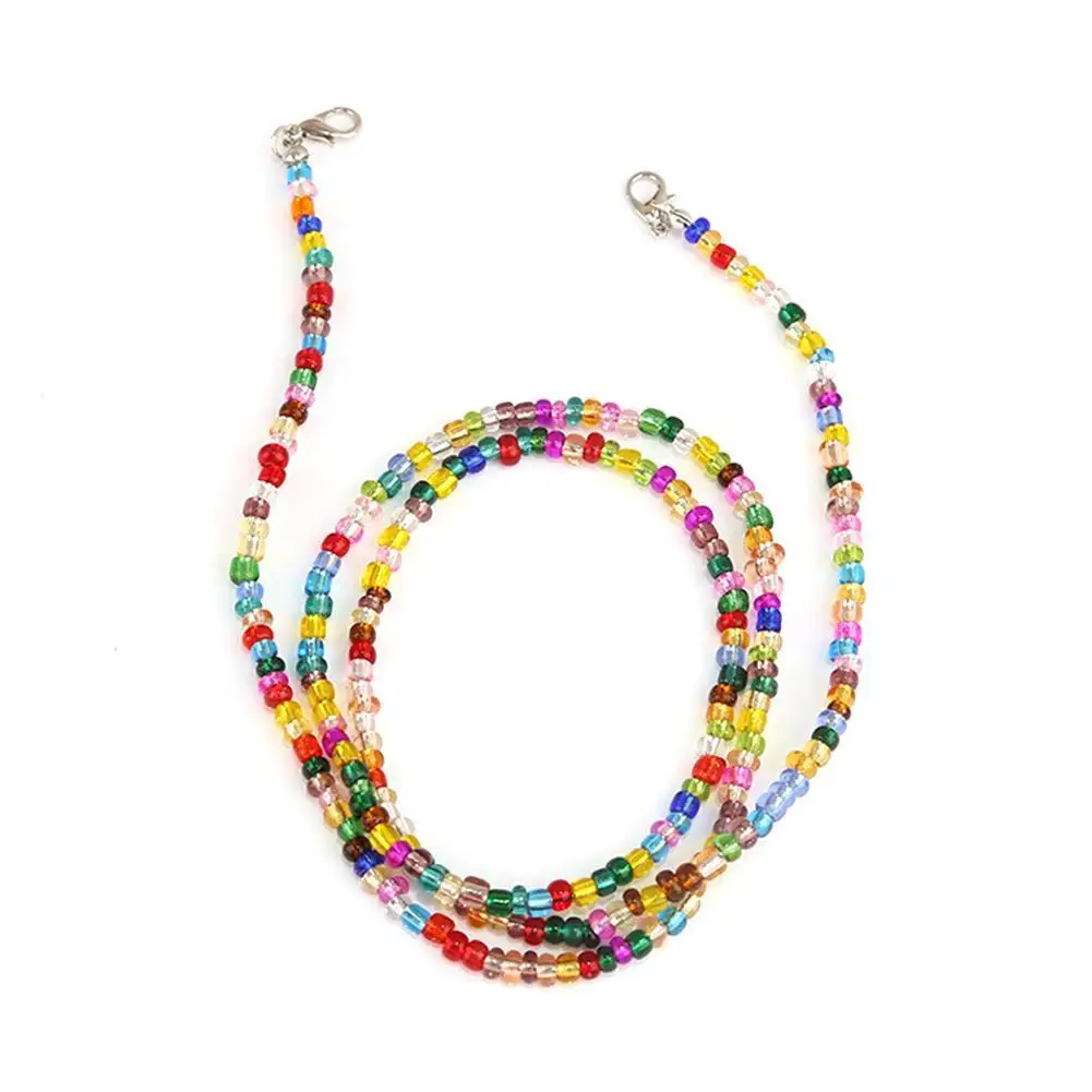 

6 Colors New Adjustable Length Mask Chain For Women Kids Safety Strap Holder Accessories For Women Chain Necklaces Neck G4P2