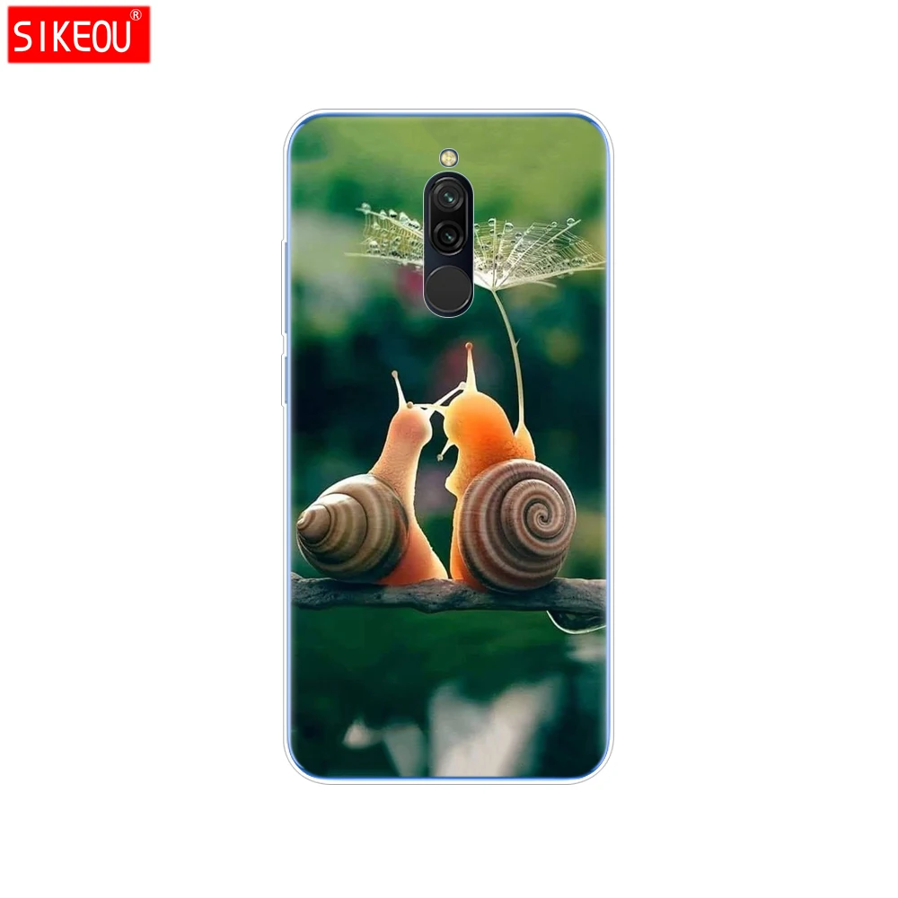 Силиконовый чехол для xiaomi redmi 8 чехол s полная защита мягкая задняя крышка из ТПУ на redmi 8 бампер hongmi 8 чехол для телефона coque cat - Цвет: 12055