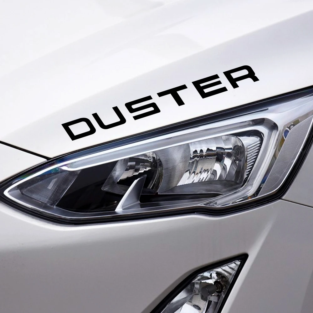 

4PCS/Set Car Vinyl Brand Letters Decor Sticker For Renault Dacia Duster Auto Whole Body Trim Car Stickers And Decals Accessories
