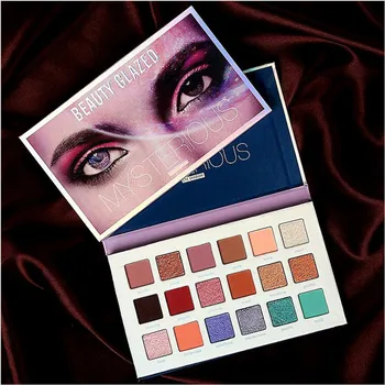 

BEAUTY GLAZED New 18 Color Matte Shimmer Eyeshadow Palette Diamond Long Lasting Planet Eyeshadow Palette