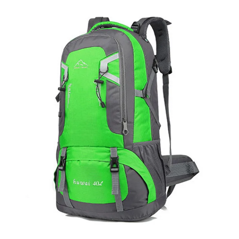 green 40L Мужской рюкзак mochila masculina, водонепроницаемый рюкзак, дизайнерские рюкзаки для мужчин, высокое качество, унисекс, нейлоновые сумки, дорожная сумка - Цвет: green 40L