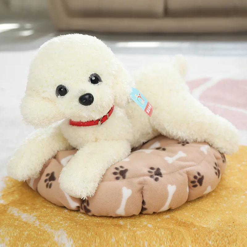 Realistic Teddy Dog Poodle Plush Toy - Perfect Holiday and Birthday Gift