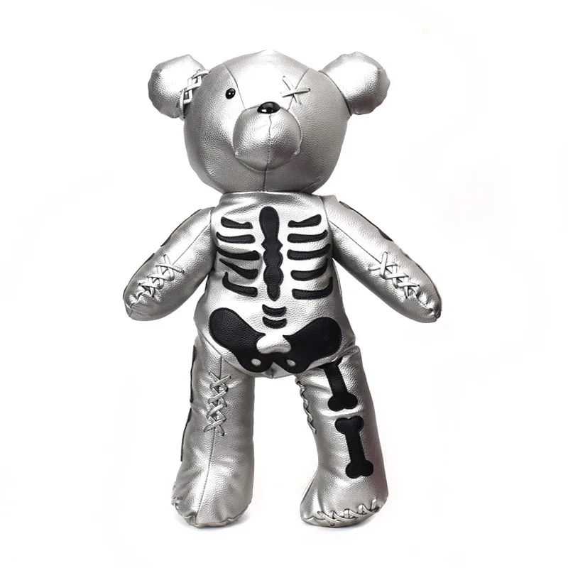 School Bag Fashion Skeleton Bear Female Backpack Punk Style School Bags Designer Backpacks for Adolescent Girls Gifts
