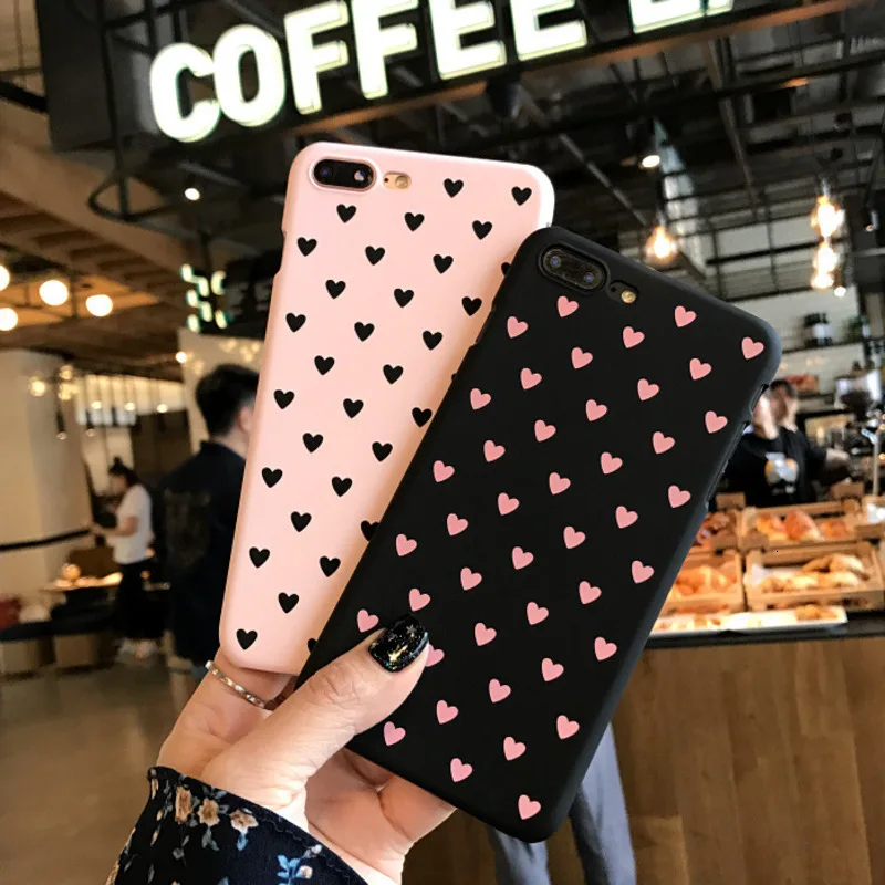 

Creative small love mobile phone case for iPhone11 X XS XR XSMax 8 7 6 6S PluS 5 5SE hard shell anti-fall protection back cover