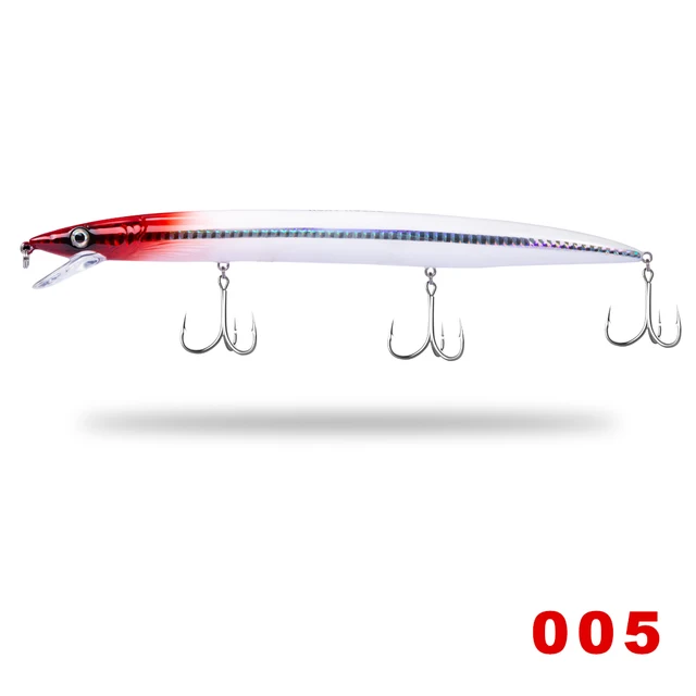 Hunthouse Minnow Fishing Lures Long Casting 143mm/14g 173mm/23g 208mm/33g Sandeel Jerkbait Seabass Bait 005