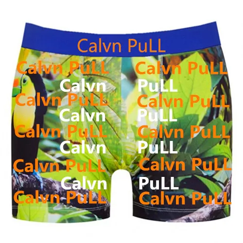 P Новое поступление топы бренд calvn pull пляжное нижнее белье мужские боксеры шорты сексуальные Фламинго взрослые трусы быстросохнущие s m l xl - Цвет: P
