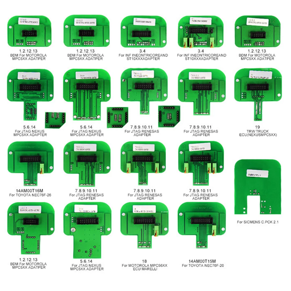 Led BDM Рамка с адаптерами Набор для K tag V7.020 Kess V2 V5.017 Для Bdm100 Fgtech Ecu чип тюнинг рамка 22