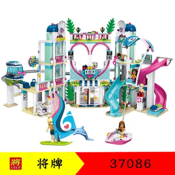 

New Friends The Heartlake City Resort Compatible lepines Friends Building Block Brick Toys Girl Children Christmas Gifts