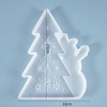 

Christmas Tree Snowflake Cake Silicone Molds Mold Epoxy Resin Clear Silicone Mold Christmas Jewelry Making