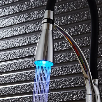

LED light Water Faucet Sensor Smart Glow No battery Automatic Temperature Sensor Shower LED Light Water Faucet Tap