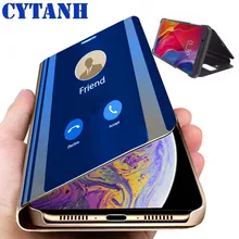 Luxe Miroir Intelligent étui À Rabat pour samsung a10 m31 a20 a30 a51 a71 a50 a70 cas de galaxy a 10 20e 51 30 50 70 s coque