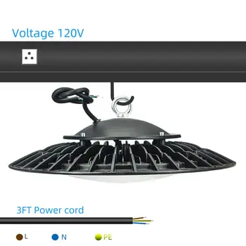

200W LED High Bay Light Factory Commercial Warehouse Gym Workshop Shop Lighting