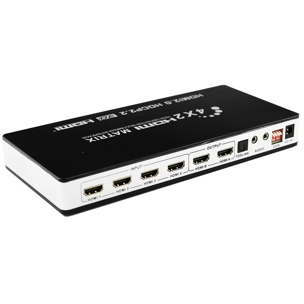 Матрица HDMI 2 0 4 х2 4K 60 Гц HDR HDCP 2|hdmi matrix|hdmi matrix 4x2matrix hdmi 4x2 |