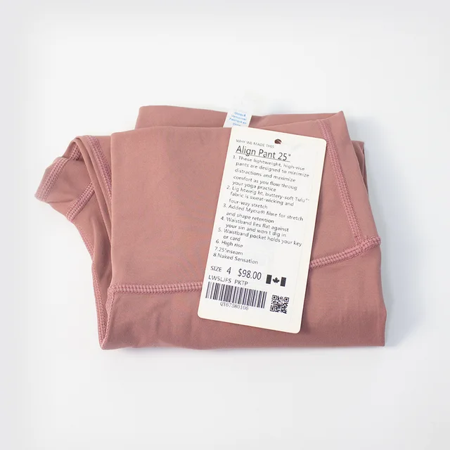 Fitness LuLu Running Street Women Yoga Pants Align Sports High Waist Stretch Trousers Training Nine Pant Leggings Skinny xiuhong