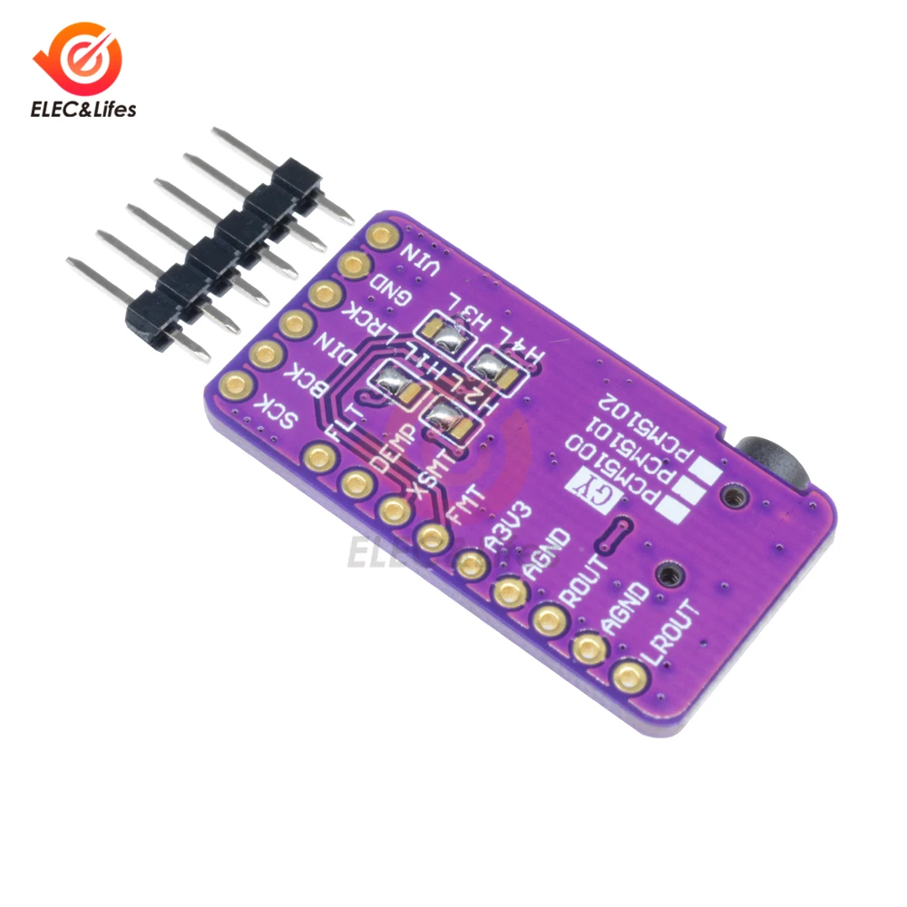 PCM5102 I2S Interface DAC Decoder GY-PCM5102 I2S Player Module for Raspber YM6K PCM5102 I2S Interface DAC Decoder GY-PCM5102 I2S Player Module for Raspber YM6K