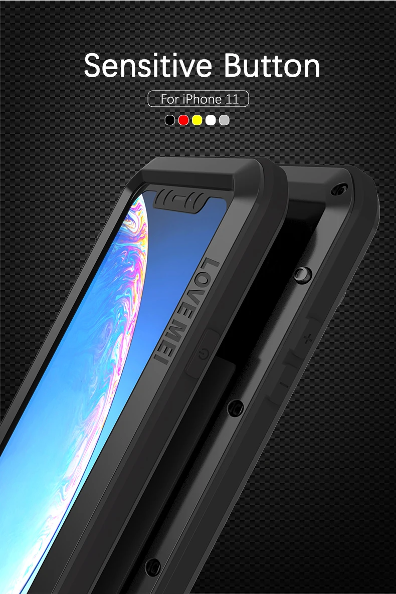360 Полное покрытие для Apple iPhone 11 Pro Max чехол противоударный стеклянный металлический бронированный чехол для iPhone XI Max XIR XR X чехол из алюминия