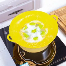 Универсальная крышка для горшка в форме цветка антипереливающаяся силиконовая крышка для сохранения свежести Многофункциональная крышка для пищевого масла аксессуары Kichen