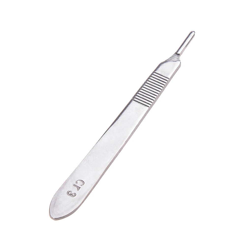 10Pcs Carbon Steel Knife Handle Blade Kit Carving Knife Repair Tools Set DIY Cutting PCB Repair Animal Scalpel Knife Hand Tools