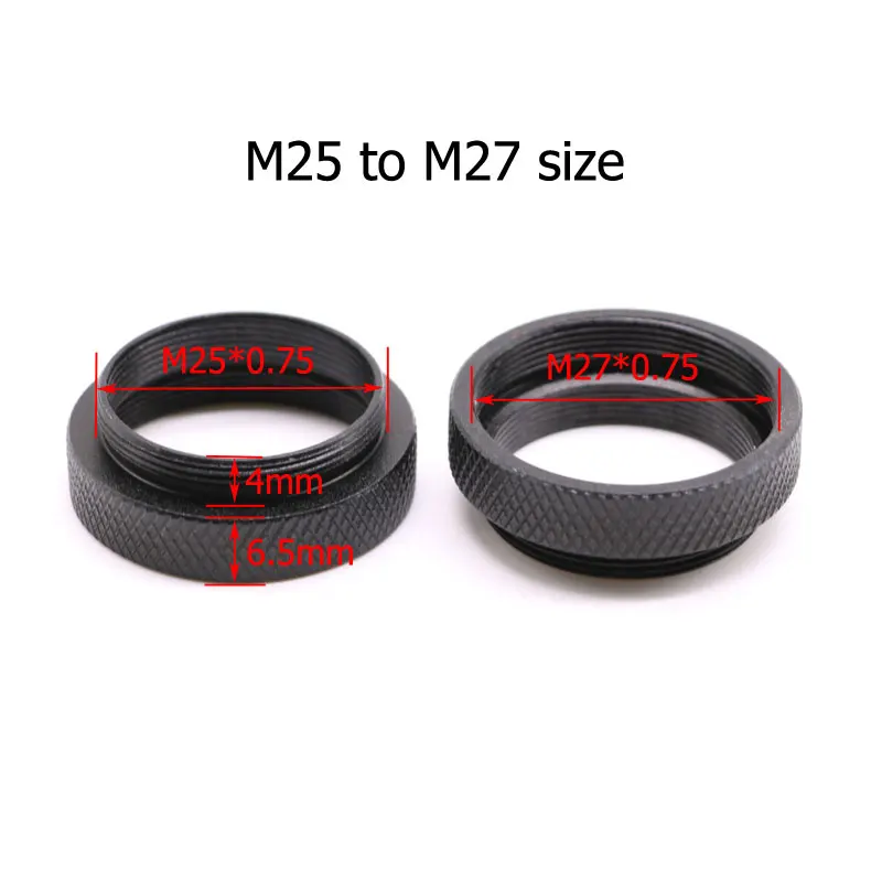 M25 до M26 до M27 Микроскоп Объектив переходное кольцо для Zeiss Mitutoyo микроскоп