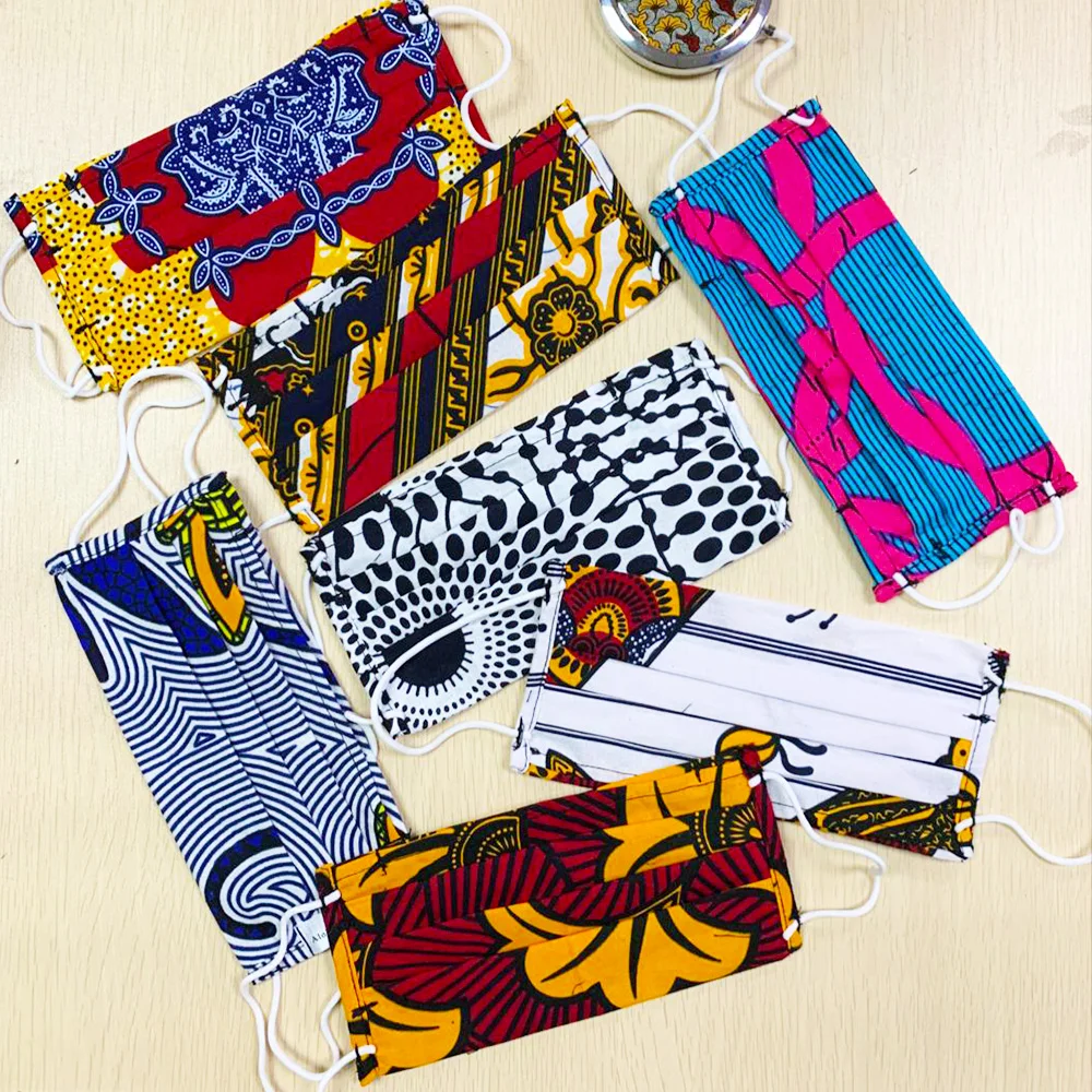

Ankara Face Mask Ankara print masks Face Masks Anti-bacterial Dust Cotton Cubre Bocas masks