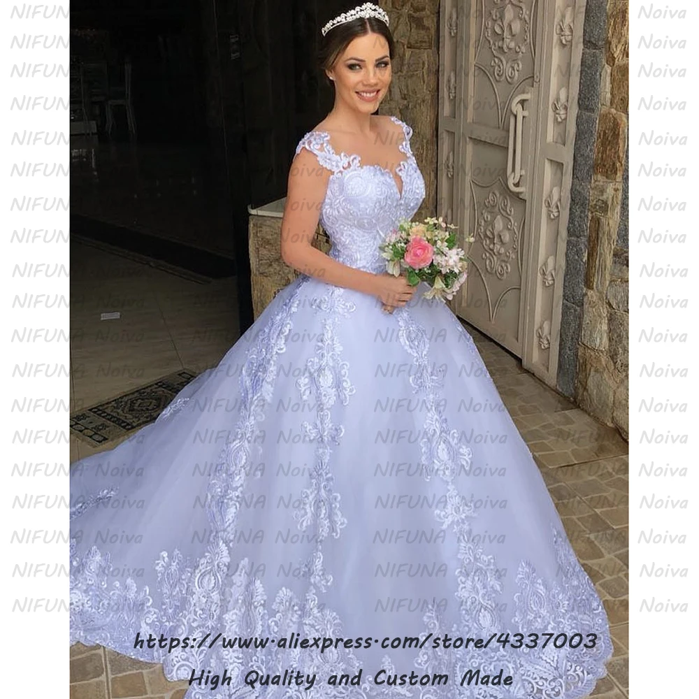 Романтичное Белое кружево свадебное платье-бохо Vestido De Noiva прозрачное сзади Свадебное платье длинный шлейф невесты платье Robe de Mariee