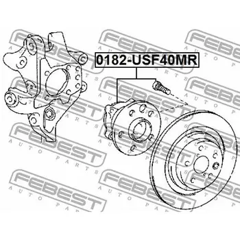 

Bearing kit rear Lexus LS460 07-16 FEBEST 0182-USF40MR
