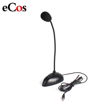 

Flexible Stand Mini Studio Speech Microphone 3.5mm Plug Gooseneck Mic Wired Microphone for Computer PC Desktop Notebook #21230