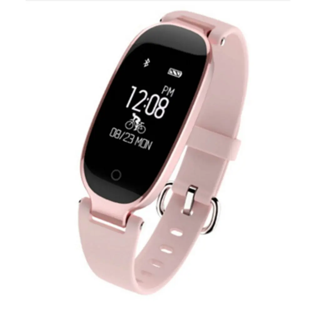 S3 Smart Watch Heart Rate Watch Ladies Multi-Sport Waterproof Wear Step Counter Health Smartband Bracelet for Android IOS Phone - Цвет: Золотой